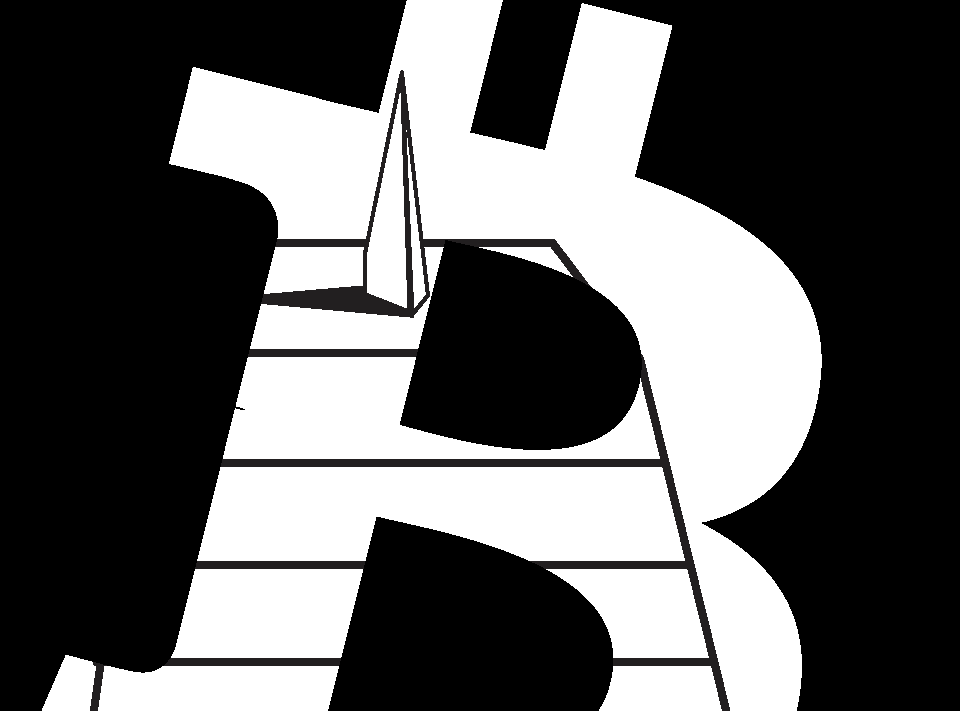 big crypto in black and white